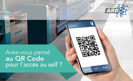 Le QR Code pour l’accès au self